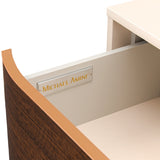 Pavira Walnut Walnut 2-Drawer Nightstand