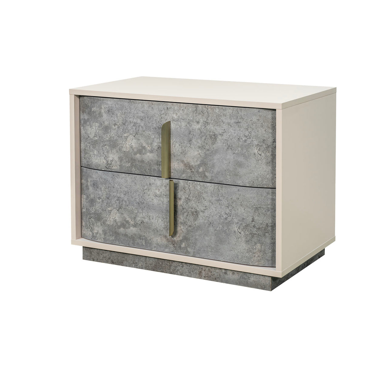 Pavira Stone 2-drawer Nightstand from Michael Amini - Luna Furniture