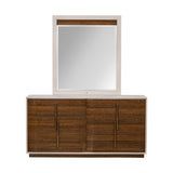 Pavira - Walnut Walnut Dresser With Mirror from Michael Amini - Luna Furniture