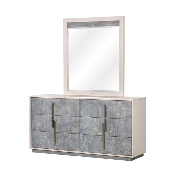 Pavira Stone Dresser With Mirror