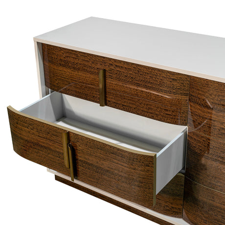 Pavira - Walnut Walnut Dresser from Michael Amini - Luna Furniture