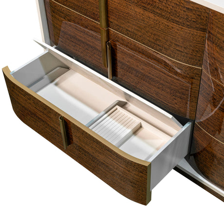 Pavira - Walnut Walnut Dresser from Michael Amini - Luna Furniture