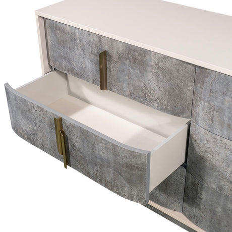 Pavira Stone Dresser from Michael Amini - Luna Furniture