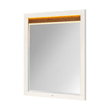 Pavira - Walnut Walnut Dresser Mirror With Led Lights from Michael Amini - Luna Furniture