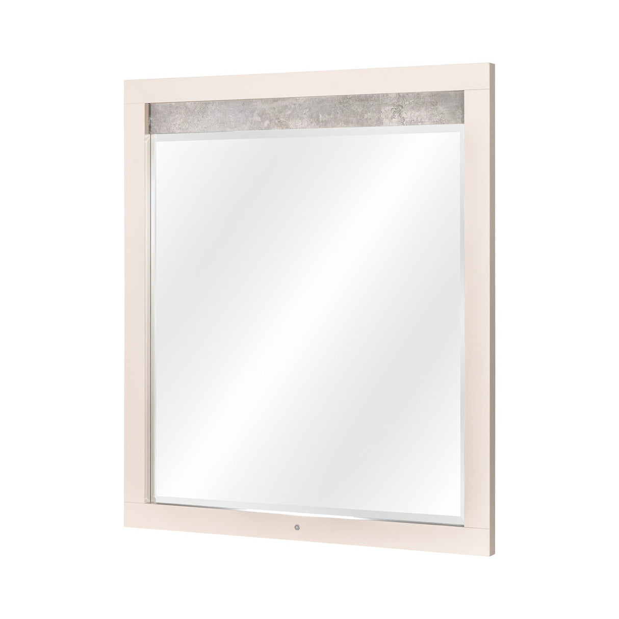 Pavira Stone Dresser Mirror With Led Lights from Michael Amini - Luna Furniture