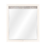 Pavira Stone Dresser Mirror With Led Lights from Michael Amini - Luna Furniture