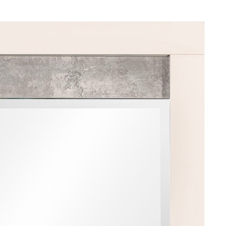 Pavira Stone Dresser Mirror With Led Lights from Michael Amini - Luna Furniture