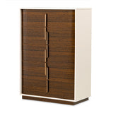 Pavira - Walnut Walnut 5-Drawer Chest