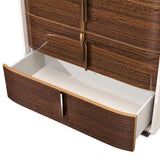 Pavira - Walnut Walnut 5-Drawer Chest
