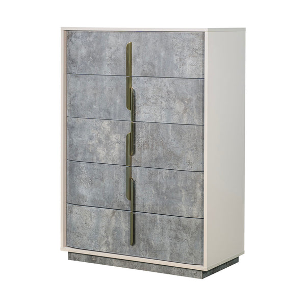 Pavira Stone 5-drawer Chest