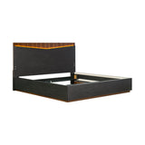 Kayner Charcoal Eastern King Bed from Michael Amini - Luna Furniture