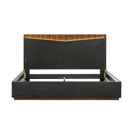 Kayner Charcoal Eastern King Bed from Michael Amini - Luna Furniture