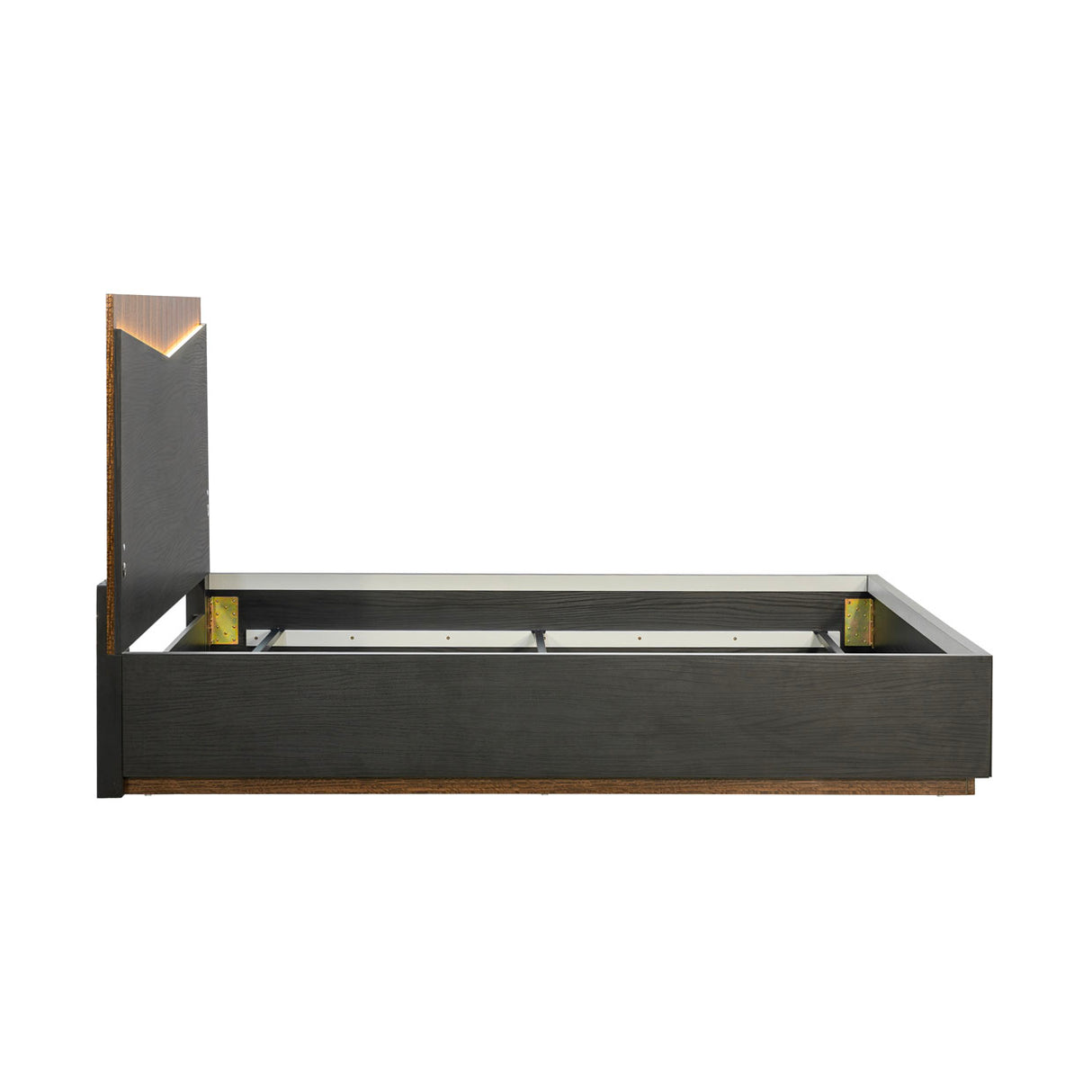 Kayner Charcoal Eastern King Bed from Michael Amini - Luna Furniture