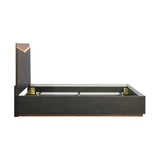 Kayner Charcoal Eastern King Bed from Michael Amini - Luna Furniture