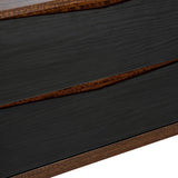 Kayner Charcoal 2-drawer Nightstand from Michael Amini - Luna Furniture