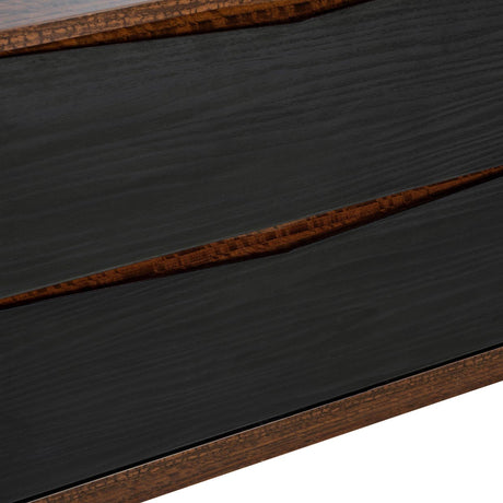 Kayner Charcoal 2-drawer Nightstand from Michael Amini - Luna Furniture