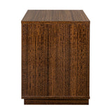 Kayner Charcoal 2-drawer Nightstand from Michael Amini - Luna Furniture
