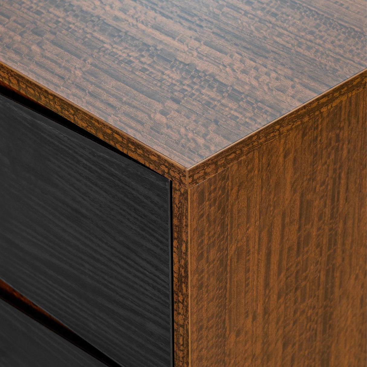 Kayner Charcoal 2-drawer Nightstand from Michael Amini - Luna Furniture