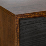 Kayner Charcoal 2-drawer Nightstand from Michael Amini - Luna Furniture