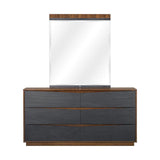 Kayner Charcoal Dresser With Mirror from Michael Amini - Luna Furniture