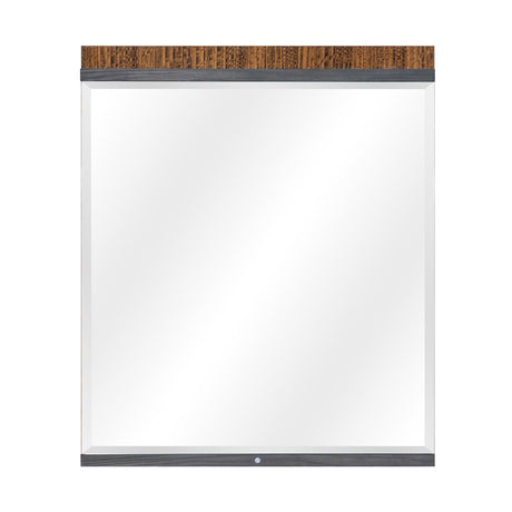 Kayner Charcoal Dresser Mirror With Led Lights from Michael Amini - Luna Furniture