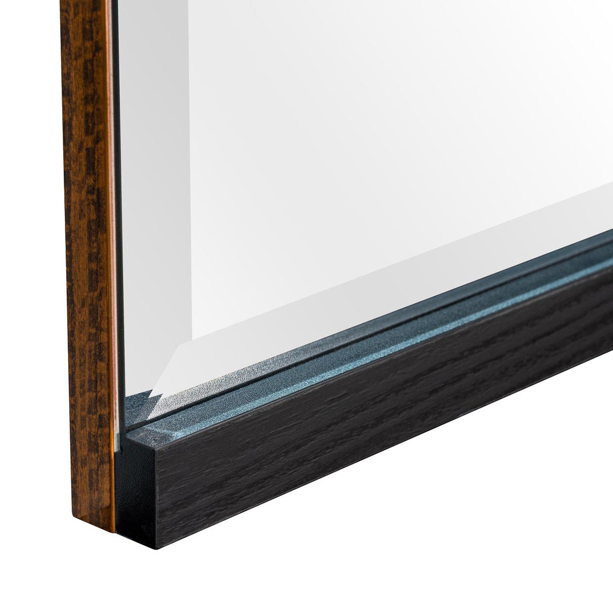 Kayner Charcoal Dresser Mirror With Led Lights from Michael Amini - Luna Furniture