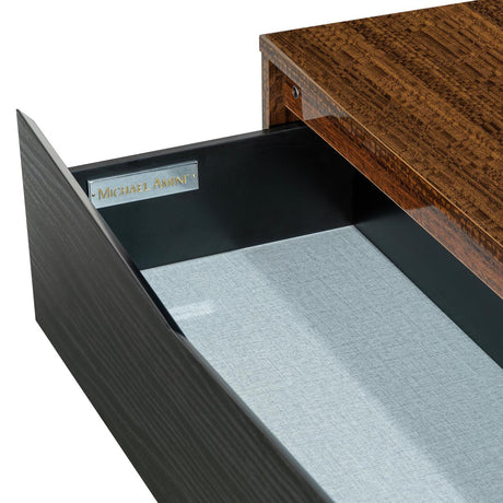 Kayner Charcoal 5-drawer Chest from Michael Amini - Luna Furniture
