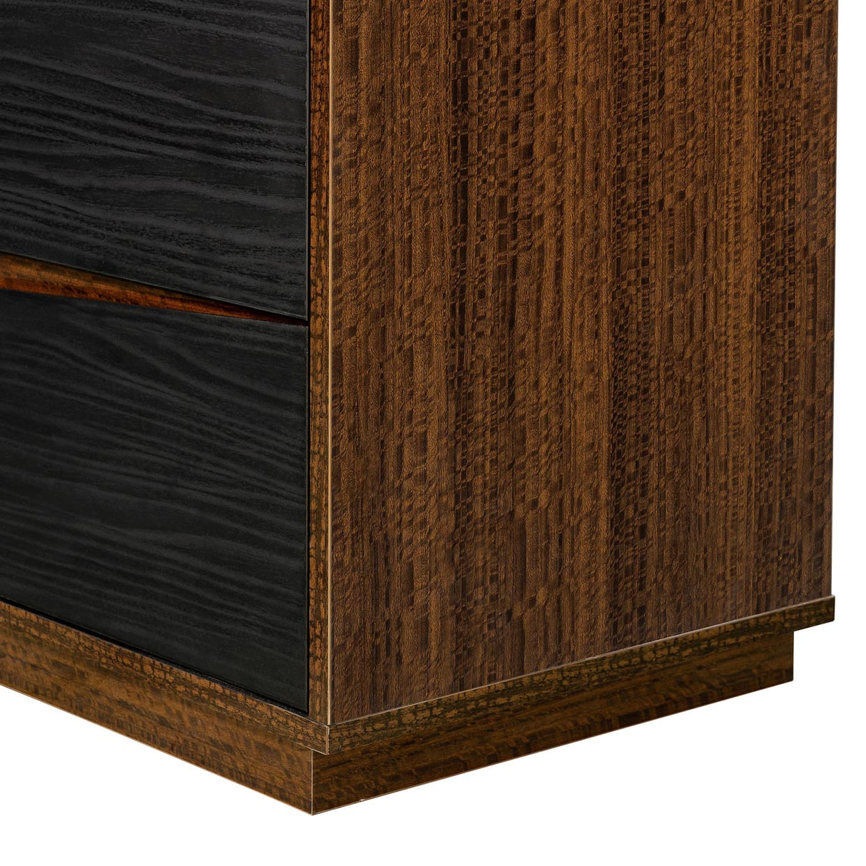 Kayner Charcoal 5-drawer Chest from Michael Amini - Luna Furniture