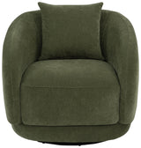 Arnaud Green Chenille Upholstered Swivel Accent Chair from Coaster - Luna Furniture
