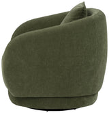 Arnaud Green Chenille Upholstered Swivel Accent Chair from Coaster - Luna Furniture