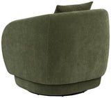 Arnaud Green Chenille Upholstered Swivel Accent Chair from Coaster - Luna Furniture