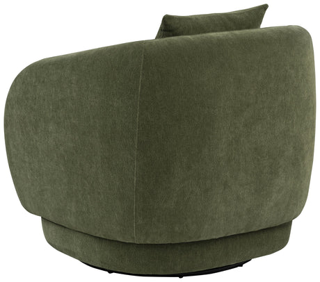 Arnaud Green Chenille Upholstered Swivel Accent Chair from Coaster - Luna Furniture
