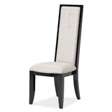 Sky Tower - V85 Black Ice Side Chair from Michael Amini - Luna Furniture