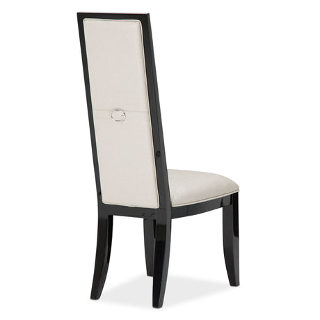 Sky Tower - V85 Black Ice Side Chair from Michael Amini - Luna Furniture