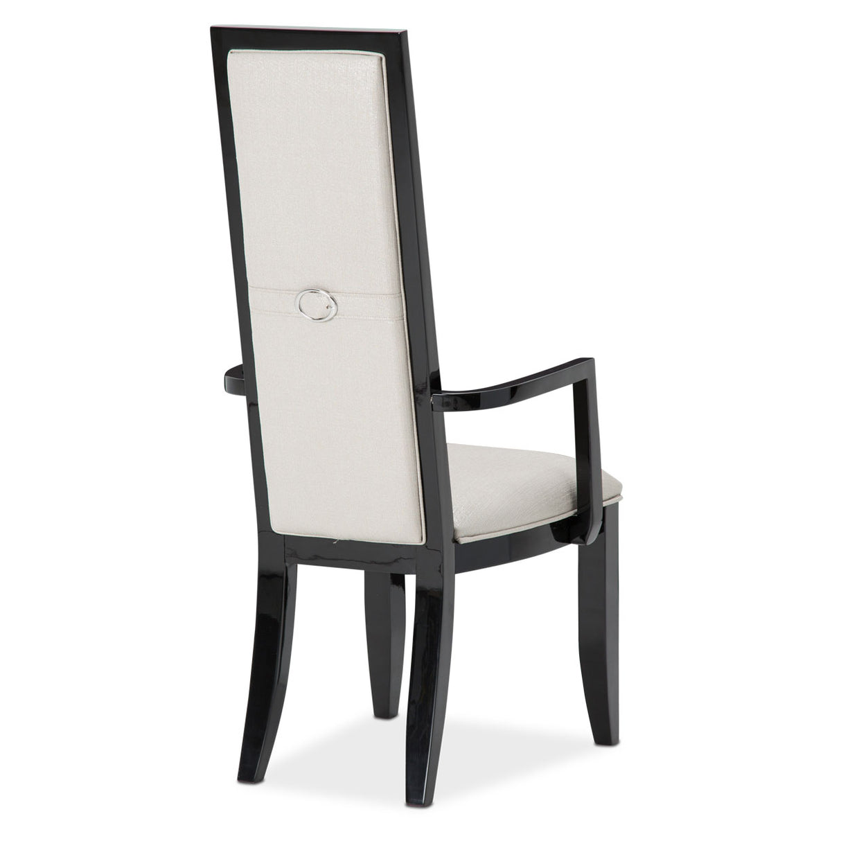 Sky Tower - V85 Black Ice Dining Arm Chair from Michael Amini - Luna Furniture
