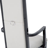 Sky Tower - V85 Black Ice Dining Arm Chair from Michael Amini - Luna Furniture