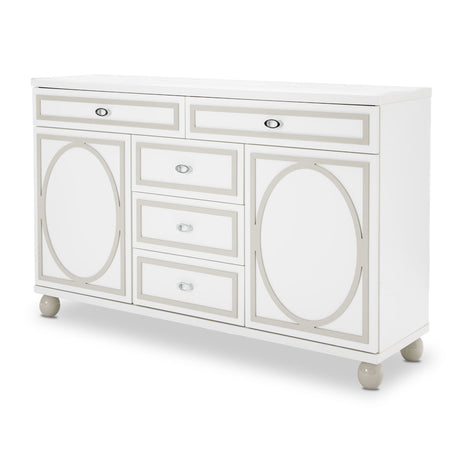 Sky Tower - V85 Cloud White Dresser from Michael Amini - Luna Furniture