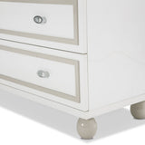 Sky Tower - V85 Cloud White 7-drawer Chest from Michael Amini - Luna Furniture