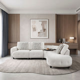 Vaelen Beige RAF Sectional with Hidden Storage from Homelegance - Luna Furniture