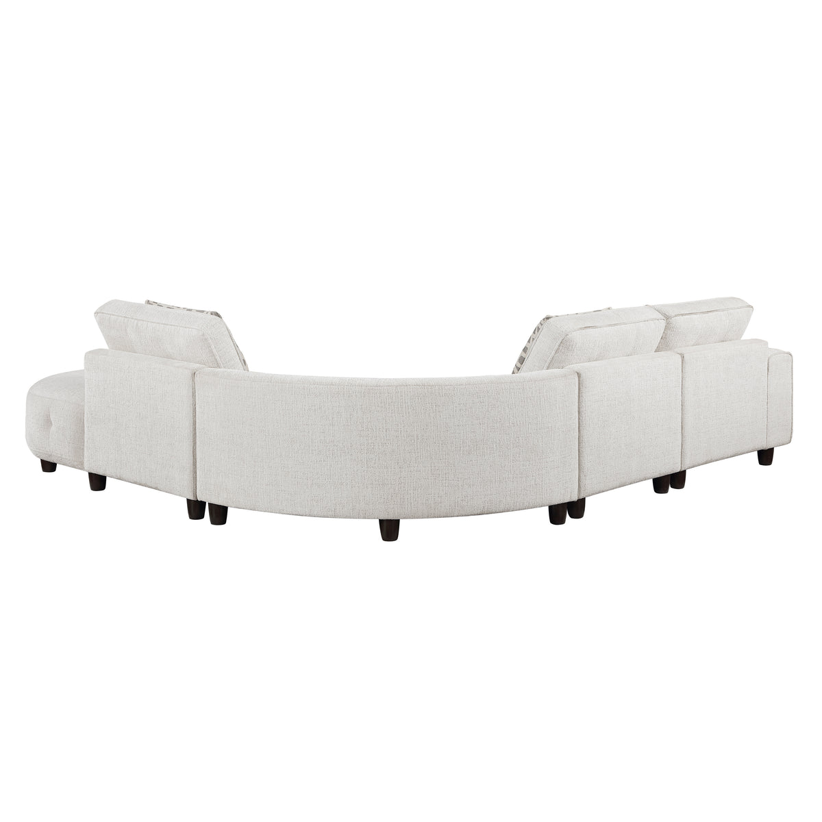 Vaelen Beige RAF Sectional with Hidden Storage from Homelegance - Luna Furniture