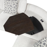 Vaelen Beige RAF Sectional with Hidden Storage from Homelegance - Luna Furniture
