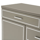 Urban Place Dove Grey Dresser With Mirror from Michael Amini - Luna Furniture