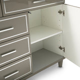 Urban Place Dove Grey Dresser With Mirror from Michael Amini - Luna Furniture