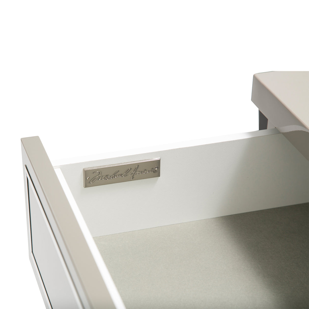 Urban Place Dove Grey Dresser With Mirror from Michael Amini - Luna Furniture