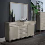 Urban Place Dove Grey Dresser Mirror from Michael Amini - Luna Furniture