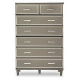 Urban Place Dove Grey 7-drawer Chest from Michael Amini - Luna Furniture