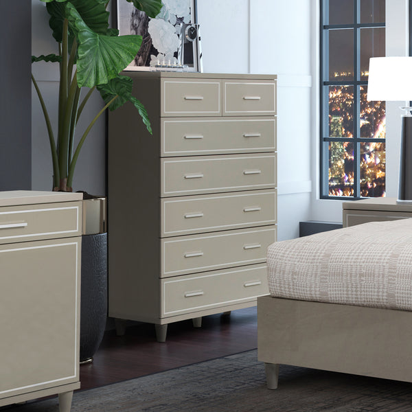 Urban Place Dove Grey 7-drawer Chest