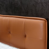 21 Cosmopolitan Orange Diablo Orange/umber Cal King Upholstered Tufted Bed from Michael Amini - Luna Furniture