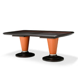 21 Cosmopolitan Orange Diablo Orange/umber Rectangular Dining Table from Michael Amini - Luna Furniture