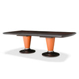 21 Cosmopolitan Orange Diablo Orange/umber Rectangular Dining Table from Michael Amini - Luna Furniture